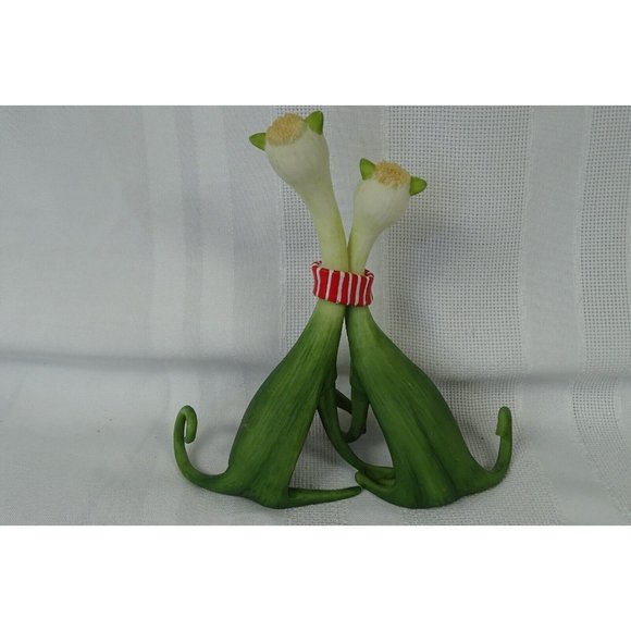 Home Grown By Enesco Green Onion Scallion Cats 4011168 - Picture 4 of 6